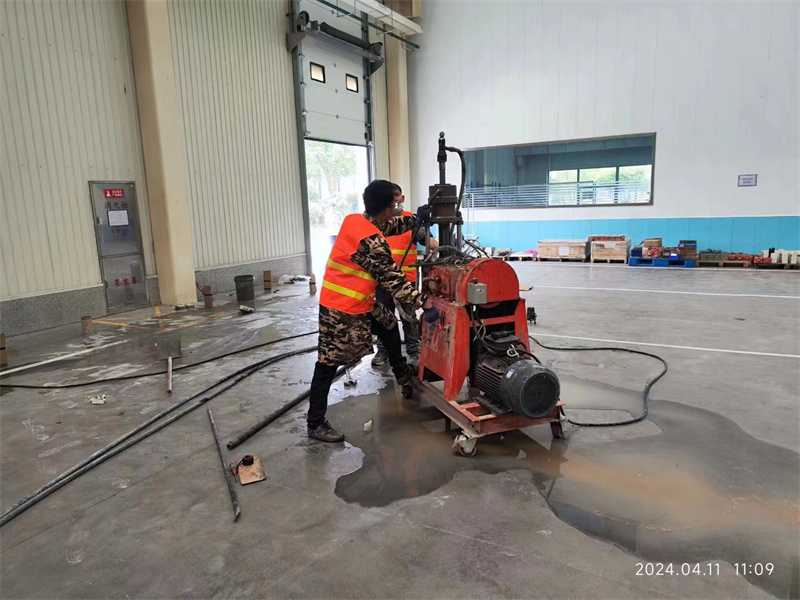 淳化厂房地面下沉塌陷注浆加固施工